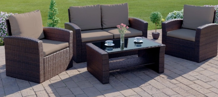 Rattan Sofa hire
