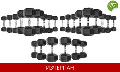 Сет Хексагонални Дъмбели