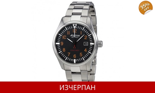 Часовник Alpina Startimer Pilot Series Navy Quartz Chronograph 240N4S6B