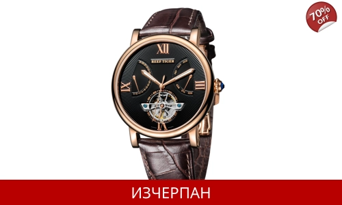 Часовник Reef Tiger Artist Carved Spiral Automatic Chronograph RT6502