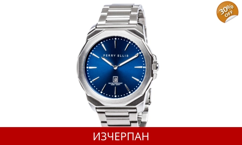 Часовник Perry Ellis Decagon Series Quartz Chronograph 053475480556