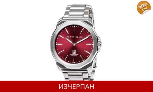Часовник Perry Ellis Decagone Series Quartz Chronograph 053475484486