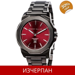 Часовник Perry Ellis Decagone Series Quartz Chronograph 20..