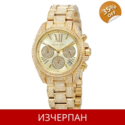 Часовник Michael Kors Mini Bradshaw Series Gold Quartz Chr..
