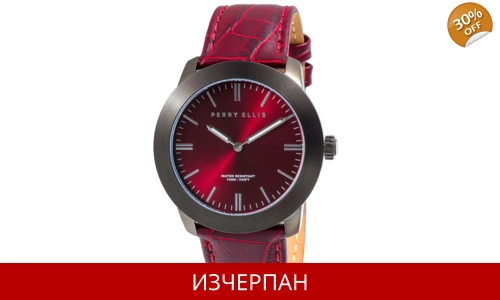 Часовник Perry Ellis Slim Line Quartz Chronograph 053475484592