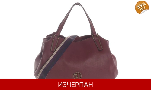 Дамска Кожена Чанта Trussardi Jeans