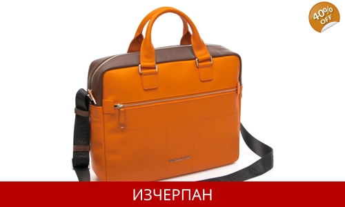 Бизнес Чанта от Кожа Saffiano за Документи Trussardi Jeans