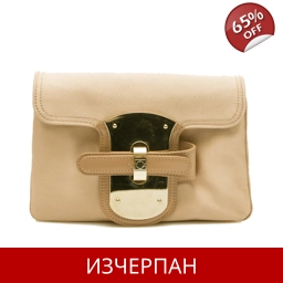 Дамска Мини Чанта в Сатен и Кожа Gherardini