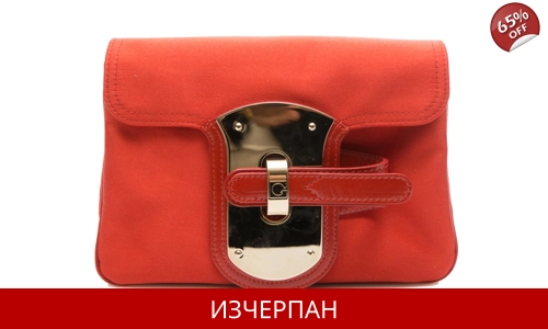 Дамска Мини Чанта в Сатен и Кожа Gherardini