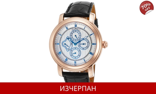 Часовник Lucien Piccard Vallarta Multifunction Leather Quartz Chronograph LP-40009-RG-02S