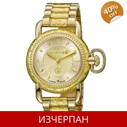 Часовник Roberto Cavalli Moving Crown Series Quartz Chrono..