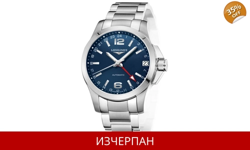 Часовник Longines Conquest Series Automatic Chronograph L3.687.4.99.6