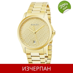 Часовник GUCCI G-timeless Gold Quartz Chronograph YA126461
