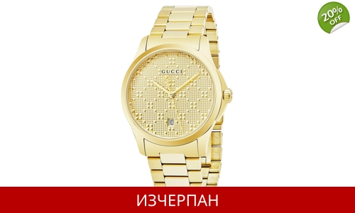 Часовник GUCCI G-timeless Gold Quartz Chronograph YA126461