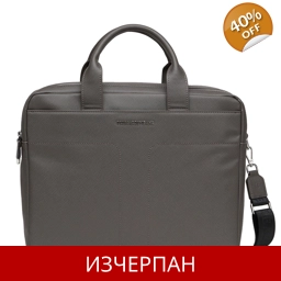 Бизнес Чанта от Кожа Saffiano за Документи Trussardi Jeans