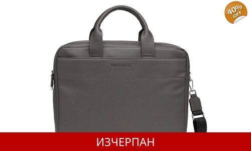 Бизнес Чанта от Кожа Saffiano за Документи Trussardi Jeans