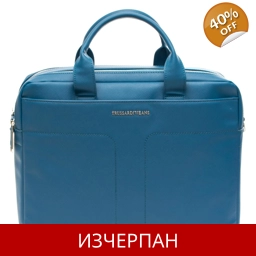 Бизнес Чанта от Кожа Saffiano за Документи Trussardi Jeans