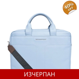 Бизнес Чанта от Кожа Saffiano за Документи Trussardi Jeans