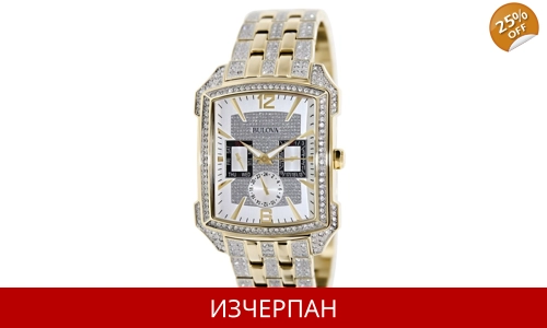 Часовник Bulova Crystal Series Quartz Chronograph 98C109