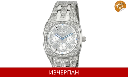 Часовник Bulova Crystal Series Quartz Chronograph 96C002