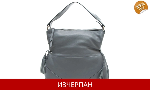 Дамска Кожена Чанта Tosca Blu