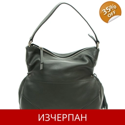 Дамска Кожена Чанта Tosca Blu