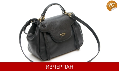 Дамска Кожена Чанта Tosca Blu