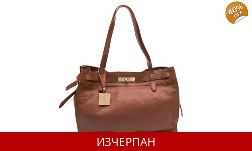 Дамска Кожена Чанта Tosca Blu