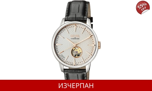 Часовник Gevril Mulberry Series Open Heart Automatic Chronograph 9601