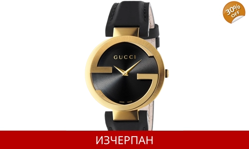 Часовник GUCCI Interlocking Quartz Chronograph YA133326
