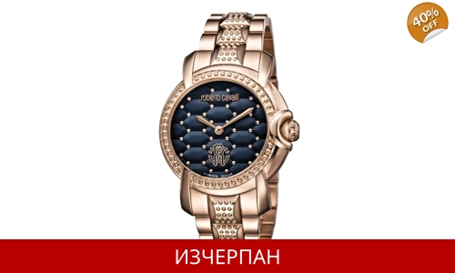 Часовник Roberto Cavalli Quilted Series Quartz Chronograph RV1L019 M0136