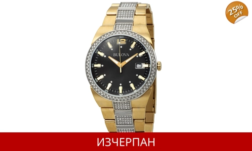 Часовник Bulova Crystal Series Quartz Chronograph 98B235