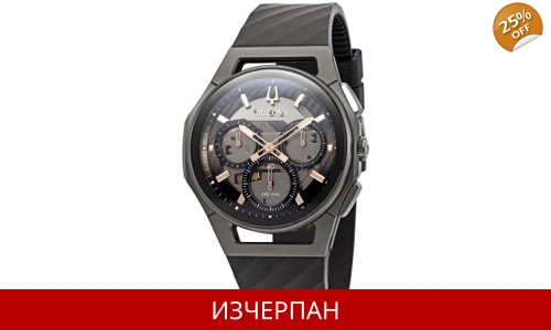 Часовник Bulova Curv Series Quartz Chronograph 98A162