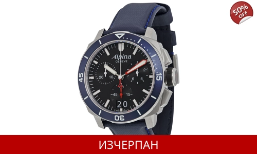 Часовник Alpina Seastrong Diver 300 Series Big Date Quartz Chronograph 372LBN4V6