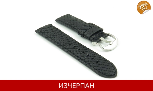 Черна Каишка за Часовник от Питон