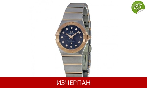 Часовник Omega Constellation Series Quartz Chronograph Diamond 123.20.24.60.53.001