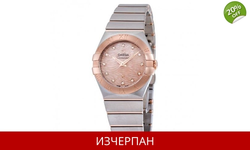 Часовник Omega Constellation Series Quartz Chronograph Diamond 123.20.27.60.57.004