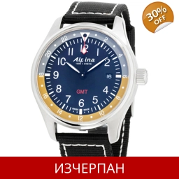 Часовник Alpina Startimer Pilot Series Black Quartz Chrono..