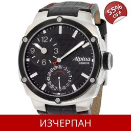 Часовник Alpina Alpiner Series Black Automatic Chronograph..