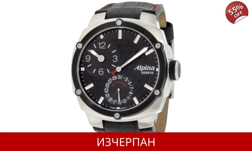 Часовник Alpina Alpiner Series Black Automatic Chronograph 950LBBB4AE6A