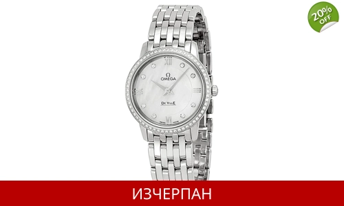 Часовник Omega De Ville Prestige Quartz Chronograph Diamonds 424.15.27.60.55.001