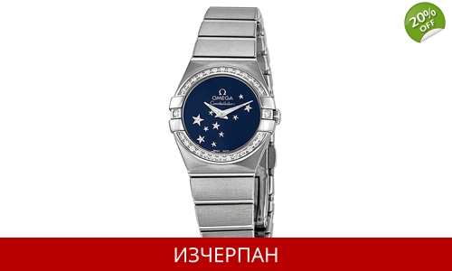 Часовник Omega Constellation Quartz Chronograph Diamonds 123.15.24.60.03.001