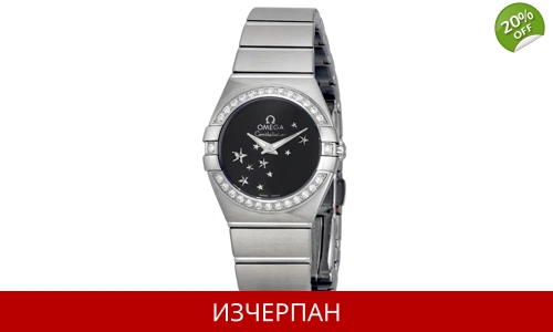 Часовник Omega Constellation Quartz Chronograph Diamonds 123.15.24.60.01.001
