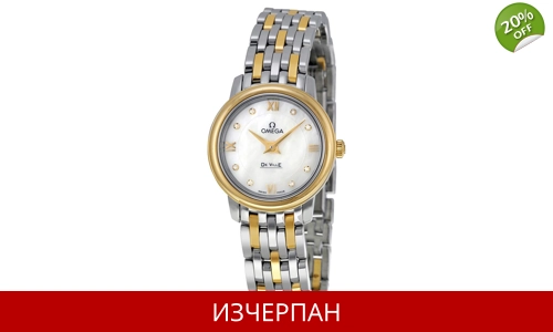 Часовник Omega De Ville Prestige Quartz Chronograph Diamonds 424.20.24.60.55.001