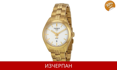 Часовник Tissot T-Classic PR100 Gold Quartz Chronograp T101.210.33.031.00