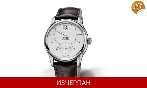 Часовник Oris Artelier Jumping Hour Automatic Chronograph Stainless Steel 01-917-7702-4051-07-5-21-7
