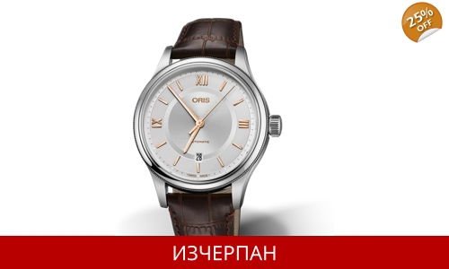 Часовник Oris Classic Date Automatic Chronograph Stainless Steel 01-733-7719-4071-07-5-20-32
