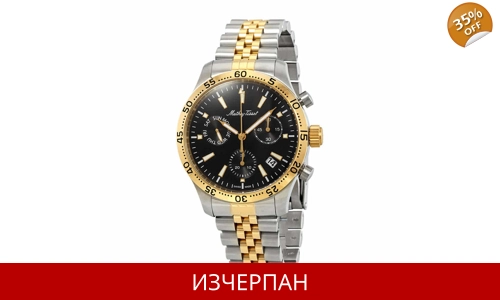 Часовник Mathey-Tissot Type 22 Stainless Steel Quartz Chronograph and Date H1822CHBN