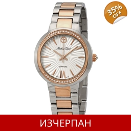 Часовник Mathey-Tissot Lucrezia Crystal Stainless Steel Qu..