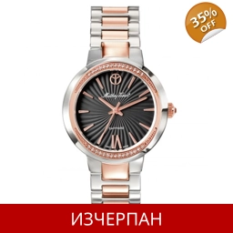 Часовник Mathey-Tissot Lucrezia Crystal Stainless Steel Qu..